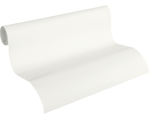 Rolle mit weisser Tapete