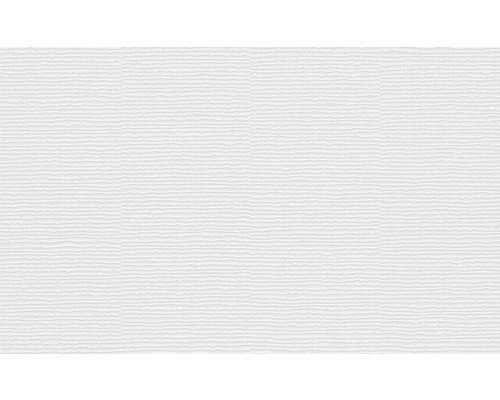 Papier peint non tissé 9737 Patent Decor blanc Papier peint blanc avec structure horizontale