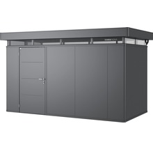 Remise à outils biohort CasaNova 4x2 porte à gauche 430 x 230 cm gris foncé métallique