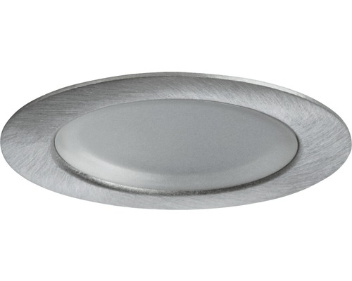 Kit d'éclairages LED pour meubles à encastrer Paulmann Mini 5x0.4 W fer brossé Spot encastrable, rond