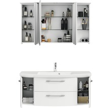 Ensemble de meubles de salle de bains pelipal Sunline 104 blanc haute brillance