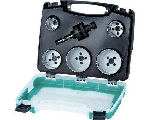 Wolfcraft Lochsägen-Set Bi-Metall 7-tlg. Ø 25 - 68 mm Wolfcraft Lochsägen-Set Bi-Metall 7-tlg. Ø 25 - 68 mm
