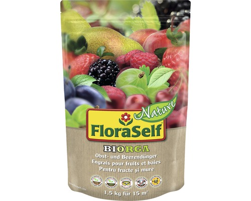 Engrais pour baies FloraSelf Nature BIORGA vegan 1,5 kg