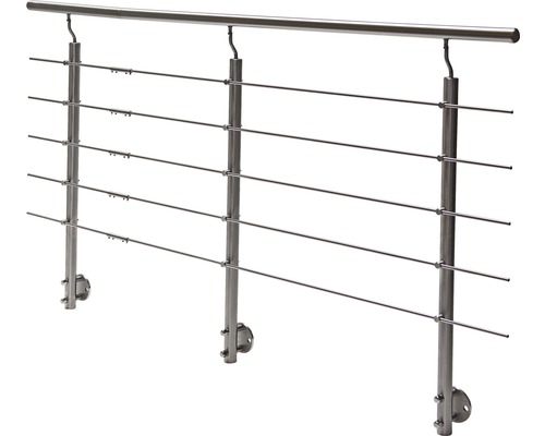 Balustrade set Pertura forme droite côté 2 m