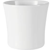 Pot de fleurs blanc en céramique