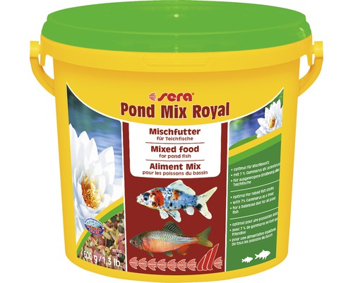 Nourriture pour poissons Sera Pond Mix Royal 3,8 l
