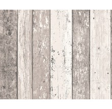 Tapete mit Holzplanken-Design