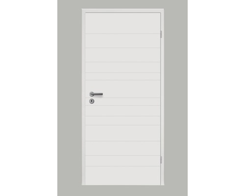 Porte intérieure Pertura Linum 10 laqué blanc (semblable à RAL 9010) 86,0x198,5 cm droite
