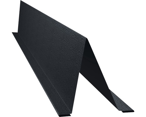 Pare-neige PRECIT Big Stone gris graphite RAL 7024 1000x70x88 mm Angle de bord de toit en métal
