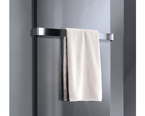 Porte-serviettes pour radiateurs design New York et Lyon H3802 51 cm acier inoxydable brossé