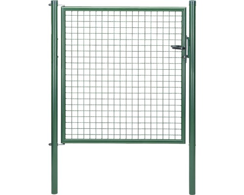 Porte simple en grillage ondulé 125x125 cm vert