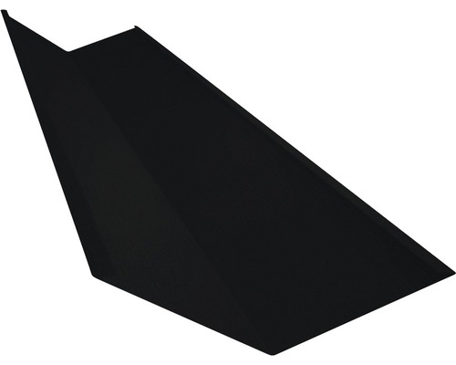 Solin Big Stone PRECIT noir foncé RAL 9005 1000x188x188 mm Angle de rive pour couverture de toit