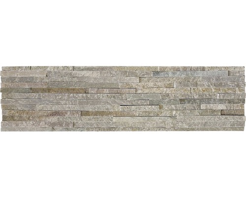 Wandverblender Naturstein Beige Stripe 15x60 cm