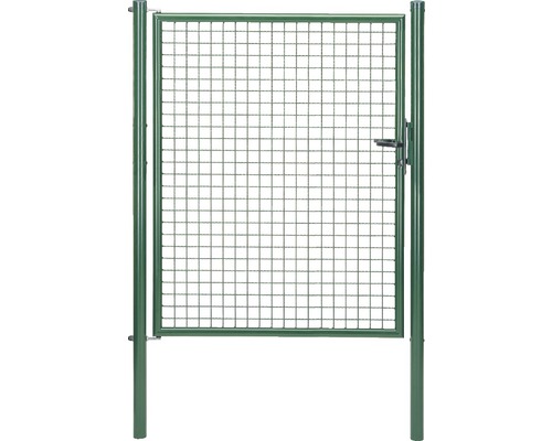Porte simple en grillage ondulé 125x150 cm vert