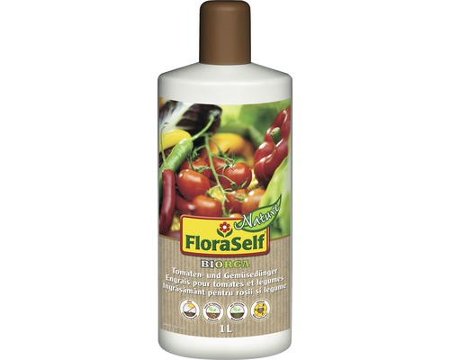 Engrais pour tomates et légumes FloraSelf Nature BIORGA 1 L