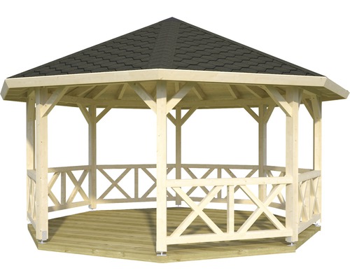 Pavillon en bois avec toit