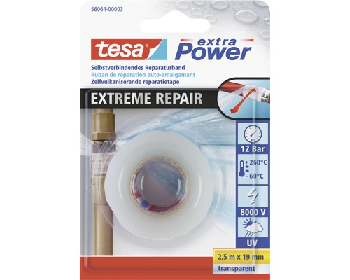 tesa extreme Repair Reparaturband transparent 19 mm x 2,5 m