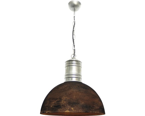 Suspension avec abat-jour en métal et suspension à chaîne