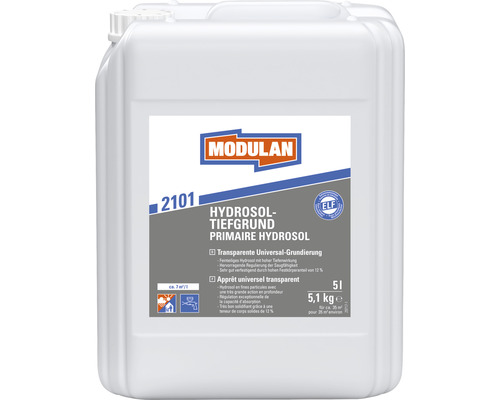 MODULAN 2101 Hydrosol-Tiefgrund innen & aussen transparent 5 l