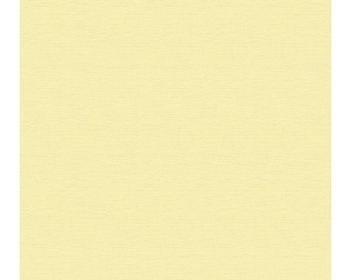 Papier peint intissé 3532-14 Björn & Chateau 5 uni jaune pastel