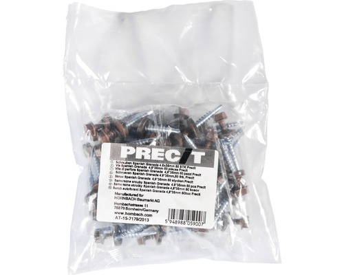 Spanische Grenade Schrauben 4,8x36 Millimeter, 60 Stück in einer Verpackung