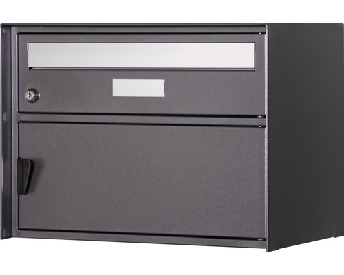 Huber Briefkasten Grindelwald dunkelgrau met.418x310x303 mm Huber Briefkasten Grindelwald dunkelgrau met.418x310x303 mm