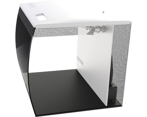 Aquarium mit Beleuchtung und Filtersystem