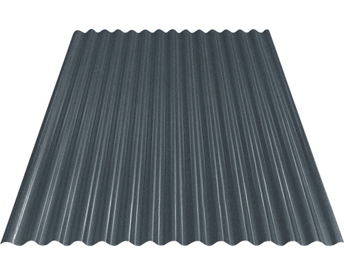 PRECIT Wellblech Sinus S18 76/18 grau matt 2000 x 1108 x 0,5 mm Wellblech aus Metall