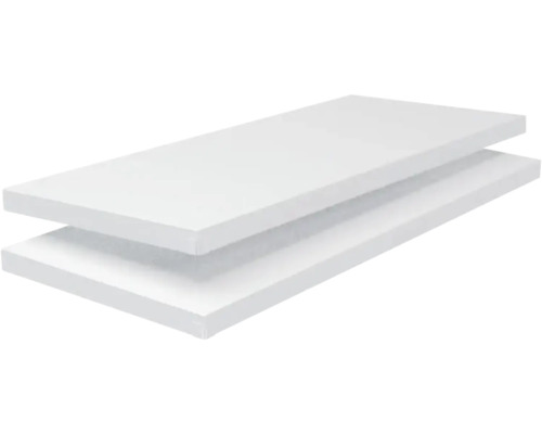 Schulte Tablette système d'enfichage blanche 35 x 800 x 350 mm jusqu'à 85 kg lot de 2