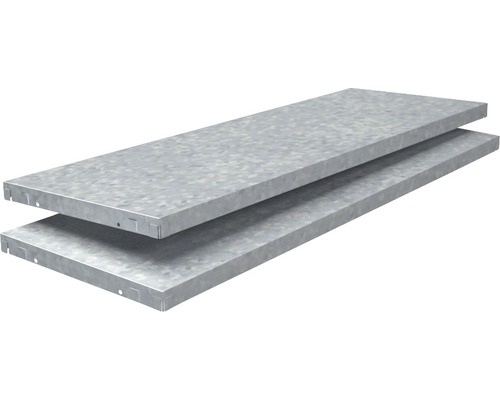Schulte Regalboden Stecksystem verzinkt 35 x 1000 x 350 mm bis 85 kg 2er Pack