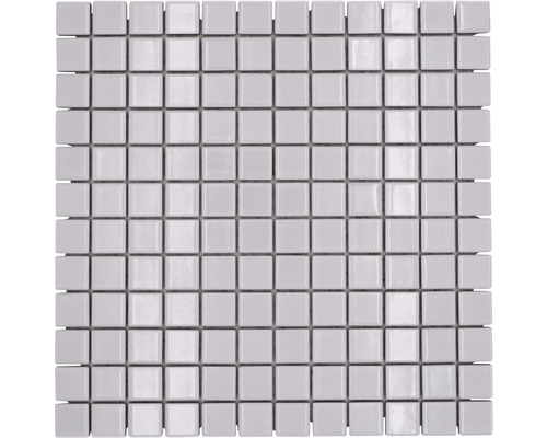 Mosaïque céramique Quadrat uni CG104 blanc brillant 30x30 cm