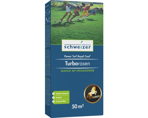 Semences de gazon Eric Schweizer Power Turf Royal Coat 50 m²