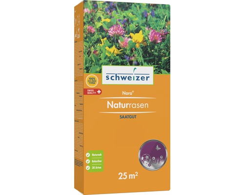 Eric Schweizer Rasensamen Nara Naturrasen 25 m² 500 g Schweizer Nara Naturrasen Saatgut für 25 Quadratmeter
