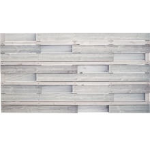 Clôture basse Konsta design vintage 180 x 90 cm mélange gris glace