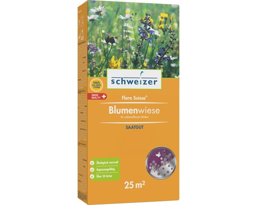 Rasensamen Eric Schweizer Flora Suisse Blumenwiese 25 m²