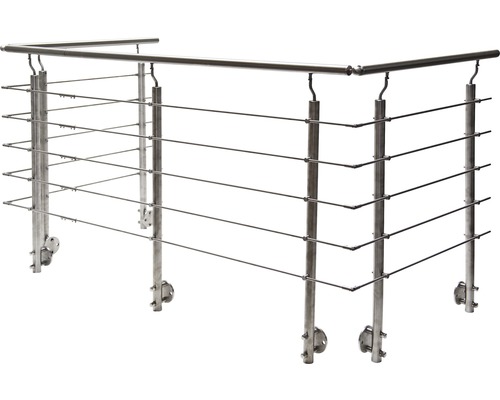 Balustrade set Pertura en forme de U côté 12 m