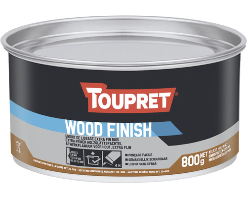 Toupret Glättespachtel für Holz Wodd'Finish 800 g