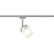 Spot sur rail avec abat-jour en verre