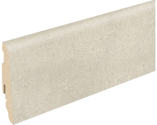 SKANDOR Sockelleiste Porcelato natural FU60L 19x58x2400 mm Sockelleiste aus Holzwerkstoff