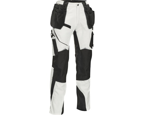 Pantalon de travail avec poches rembourrées Hammer Workwear blanc W28/L34