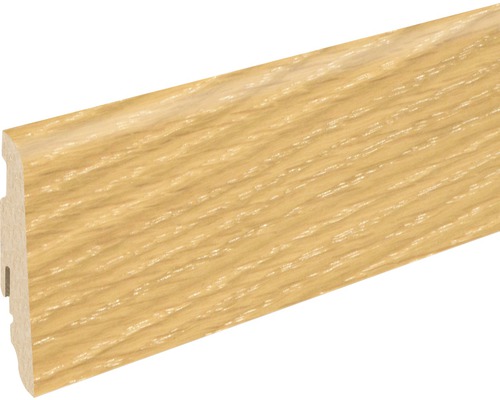 Plinthe SKANDOR chêne blanchi à la chaux SU60L 19x58x2400 mm Plinthe aspect bois