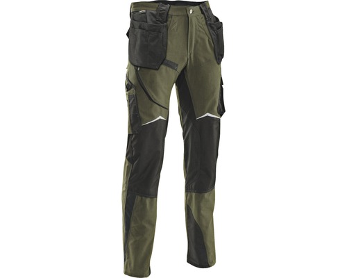 Pantalon de travail avec poches rembourrées Hammer Workwear olive W32/L34