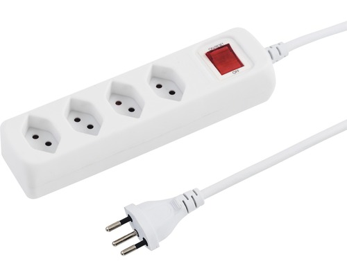 Bloc Multiprise Smart WiFi de 3 Prises Blanc + 4 USB + Interrupteur (1.75  Mètres) + Protection Enfant • IluminaShop France