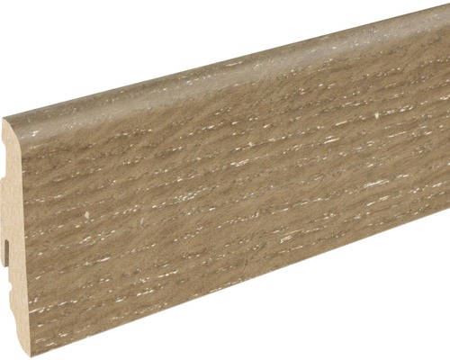 SKANDOR Sockelleiste Eiche smoked SU60L 19x58x2400 mm Sockelleiste aus Holz