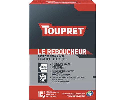 Toupret Enduit de rebouchage Le Reboucheur 1 kg