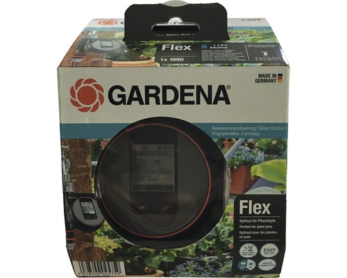 Emballage du programmateur d''arrosage Gardena Flex