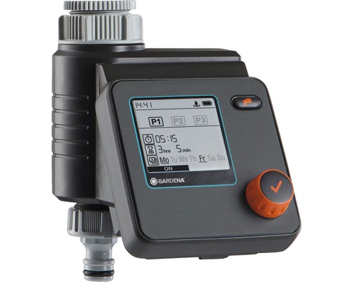 Programmateur d''arrosage Gardena avec écran pour l''irrigation du jardin