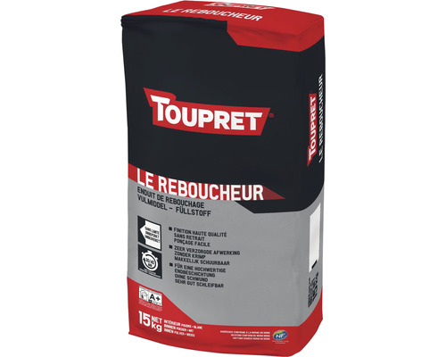 Toupret Enduit de rebouchage Le Reboucheur 15 kg Toupret Enduit de rebouchage Le Reboucheur 15 kg