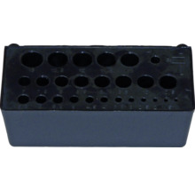 Küpper Systemhalter für Lochwand für Bohrer 125 x 55 x 40 mm schwarz