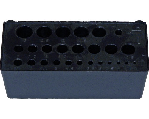 Küpper Systemhalter für Lochwand für Bohrer 125 x 55 x 40 mm schwarz